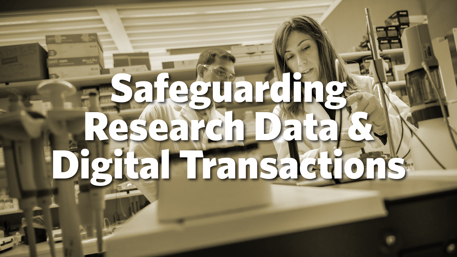 Safeguarding Research Data and Digital Transactions - Digital Signage